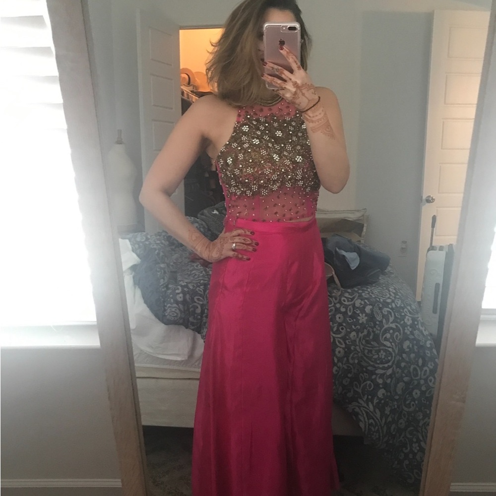 Custom Beaded Indian Wedding Pant Set